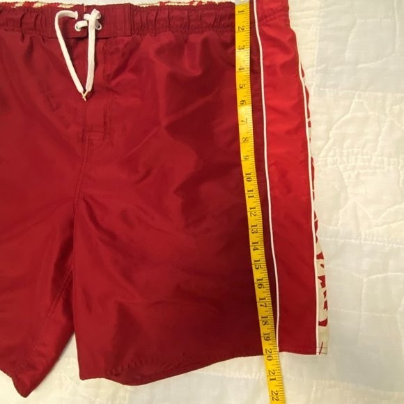 Men's XXL swimsuit, Red and cream with liner, 100% Polyester - Picture 8 of 8